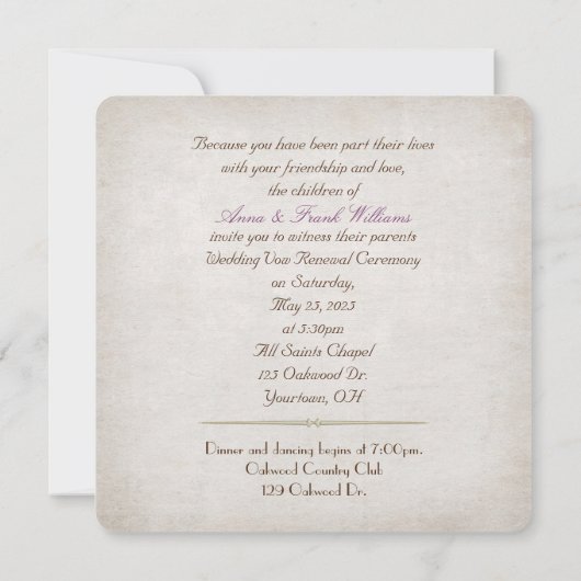 bruiloft met verlenging roze linthart met ringen kaart (Achterkant)