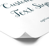 Bruiloft met weelderig groen - op maat gemaakte te poster (Hoek)