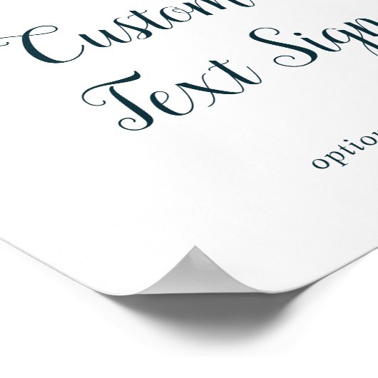 Bruiloft met weelderig groen - op maat gemaakte te poster (Hoek)