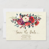 bruiloft met winterbessen met uitzondering van de save the date (Voorkant)