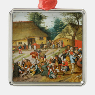 bruiloft metalen ornament