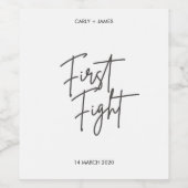 Bruiloft mijlpaal Set - Fles 3 Wijn Etiket (Enkel label)