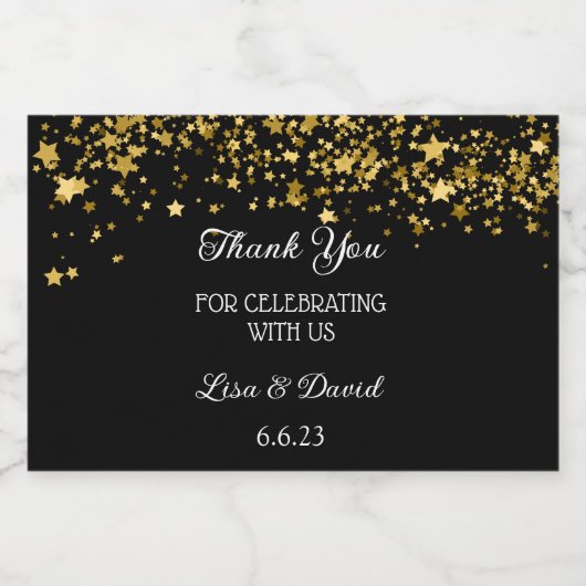 Bruiloft Mini Liquor Flesetiketten Likeurfles Etiket (Enkel label)