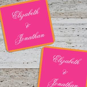 Bruiloft Minimaal Mix & Match Bruidscollectie Zonn Kartonnen Onderzetters