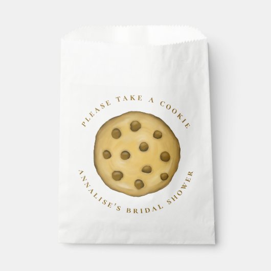Bruiloft Minimaal Pak Een Cookie Bedankzakje (Voorkant)