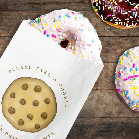 Bruiloft Minimalistisch Pak Een Cookie Bedankzakje