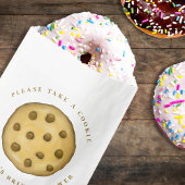 Bruiloft Minimalistisch Pak Een Koekje Bedankzakje