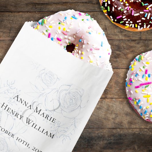 Bruiloft minimalistische elegante klassieke kallig bedankzakje