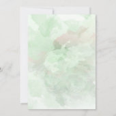 BRUILOFT | Mint Roos Zilver-gedempt Waterverf (Achterkant)