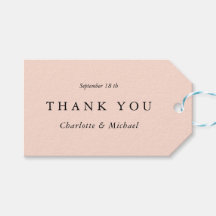 Bruiloft Modern & Minimaal Dank u