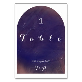 Bruiloft Moderne Boho Arch Paarse Kaart