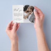 Bruiloft Moderne Minimalist Dank u Kaarten (Hand)