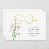 Bruiloft Moderne Minimalist Duidelijke Kalligrafie Kaart (Voorkant / Achterkant)