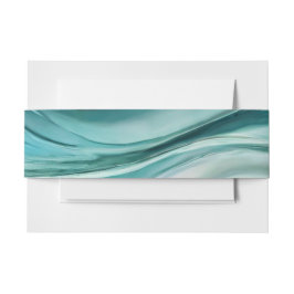 Bruiloft-moderne smaragd groen uitnodigingen wikkel