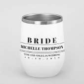 Bruiloft Moderne Typografie Bruid Custom