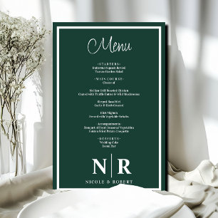 Bruiloft Monogram Gepersonaliseerd repetitie Diner