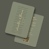 Bruiloft Monogram Sage Groen Modern Alles in een Save The Date