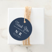 Bruiloft Monogram Welkom Gift Bag of Mand Bedankjes Labels (In situ)