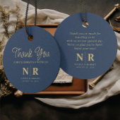 Bruiloft Monogram Welkom Gift Bag of Mand Bedankjes Labels