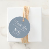 Bruiloft Monogram Welkom Gift Bag of Mand Bedankjes Labels (In situ)