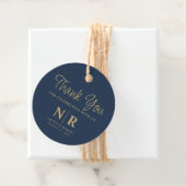 Bruiloft Monogram Welkom Gift Bag of Mand Bedankjes Labels (In situ)