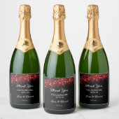 Bruiloft Mousserende Wijnfleslabels Sparkling Wijnetiket (Flessen)