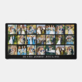 Bruiloft Multi fotocollage - Kies uw kleur Bureaumat (Voorkant)