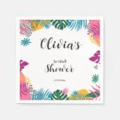 Bruiloft Multicolor Bladeren Bruidsfeest Servet (Voorkant)