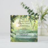 Bruiloft na de bruiloft of uitnodiging na de bruil (Staand voorkant)