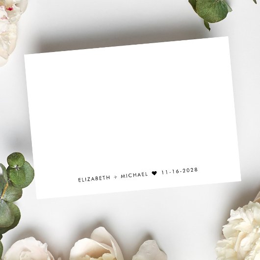 Bruiloft na feest uitnodigingsbijlage Kaart