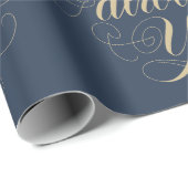 Bruiloft nautische gunst klassiek het was altijd j cadeaupapier (Rol Hoek)