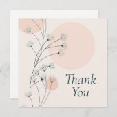 Bruiloft of douche Dank u kaarten (Voorkant / Achterkant)