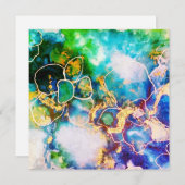 Bruiloft of douche Dank u kaarten (Voorkant / Achterkant)