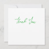 Bruiloft of douche Dank u kaarten (Achterkant)