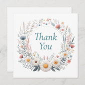 Bruiloft of douche Dank u kaarten (Voorkant / Achterkant)