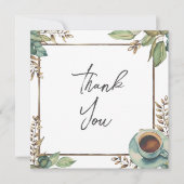 Bruiloft of douche Dank u kaarten (Voorkant)