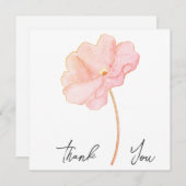 Bruiloft of douche Dank u kaarten (Voorkant / Achterkant)