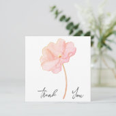 Bruiloft of douche Dank u kaarten (Staand voorkant)