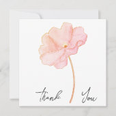 Bruiloft of douche Dank u kaarten (Voorkant)