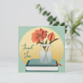 Bruiloft of douche Dank u kaarten (Staand voorkant)