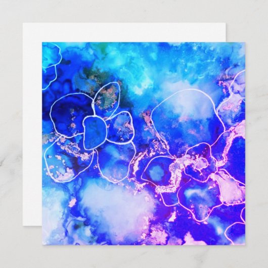 Bruiloft of douche Dank u kaarten (Voorkant / Achterkant)