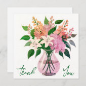 Bruiloft of douche Dank u kaarten (Voorkant / Achterkant)