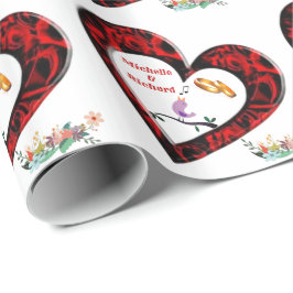 Bruiloft of jubileum cadeaupapier