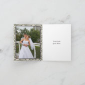 Bruiloft olijftak krans Bedankt foto (Binnen)