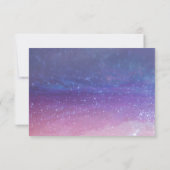 Bruiloft onder de sterren redden de datum paar dan save the date (Achterkant)