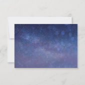 Bruiloft onder de sterren RSVP kaart set (Achterkant)