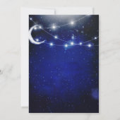 Bruiloft onder de sterrenhemel | Lichtslingers Kaart (Achterkant)