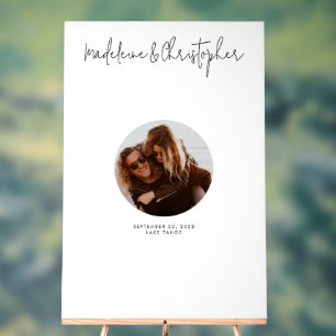 Bruiloft ondertekening Gastenboek Alternatieve fot Acryl Bord