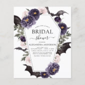 Bruiloft op een budget Halloween Paars Herfst Flyer (Voorkant)