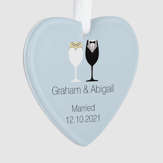 bruiloft ornament (voorkant)